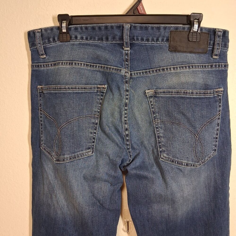 Calvin Klein Denim Blue Jeans Men's Size 32x32 - Picture 4 of 9
